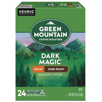  | Green Mountain Coffee 5000378924 Coffee K-Cups - Dark Magic Decaf Extra Bold (24/Box)
