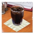 Beverage Napkins | Hoffmaster 180317 ECRU 2 Ply 9-1/2. x 9-1/2 in. Beverage Napkins (1000/carton) image number 3