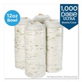 Bowls | Dixie SX12PATH Pathways 12 oz. Heavyweight Paper Bowls - Green/Burgundy (1000/Carton) image number 2