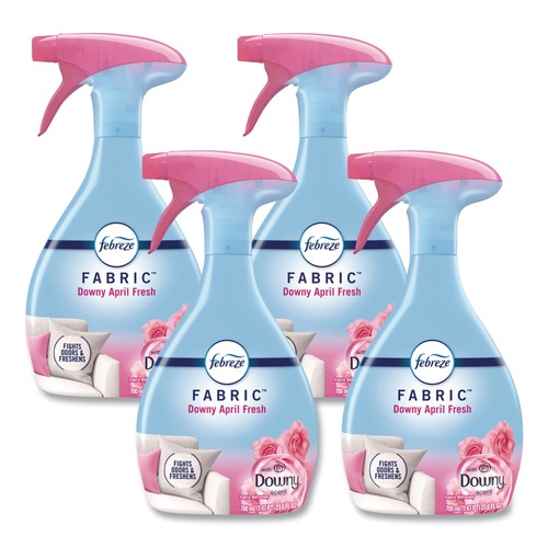 Fabric Refreshers | Febreze 80363506 FABRIC 23.6 oz. Spray Bottle Extra Strength Refresher/Odor Eliminator - Downy April Fresh (8/Carton) image number 0