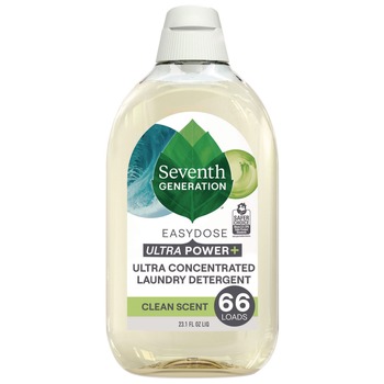 Seventh Generation 68644243 23.1 oz Ultra Power Plus Laundry Detergent Bottle (6/Carton)