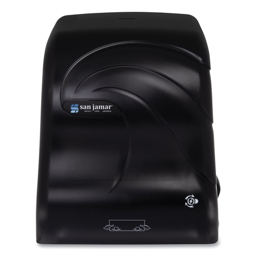 Towel Dispensers | San Jamar T7490TBK 12.38 in. x 9.5 in. x 14.63 in. Simplicity Mechanical Roll Dispenser - Black Pearl image number 0