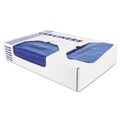 Waste Receptacles | Heritage A6043PX 30 in. x 43 in. 30 gallon 1.3 millimeter Biohazard Infectious Waste Flat Pack Healthcare Biohazard Printed Can Liners - Blue (200/Carton) image number 1