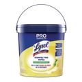Cleaning Cloths & Wipes | LYSOL Brand 19200-99856 6 in. x 8 in. 1-Ply Professional Disinfecting Wipe Bucket - Lemon and Lime Blossom White (2/Carton) image number 1
