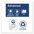 Perforated Roll & Hand Towels | Tork 121202 Advanced 2-Ply 8.5 in. x 11.8 in. Centerfeed Hand Towels - White (6/Carton) image number 7