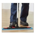 Floor Dusters & Accessories | Rubbermaid Commercial 2132428 18.25 in. x 4 in. Adaptable Flat Mop Frame - Black/Gray/Red image number 3