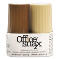 Breakroom Condiments | Office Snax 00057 4 oz. Salt and 1.5 oz. Pepper Two-Shaker Set (2/Set) image number 0