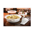 Food Containers & Lids | Pactiv Corp. NC723 Newspring VERSAtainer 7 x 7 x 2.38 24 oz Plastic Microwavable Containers - White/Clear (150/Carton) image number 5