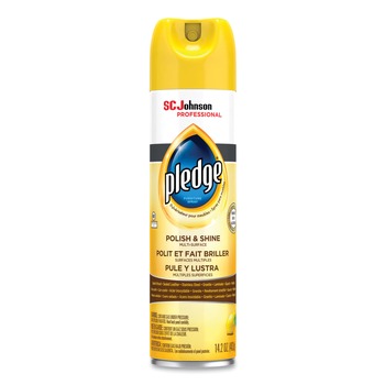 FURNITURE CLEANERS | Pledge 301168 14.2 oz Furniture Polish Aerosol Spray - Lemon