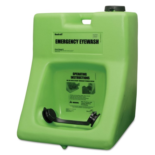 Eye Wash Stations | Honeywell 32-000200-0000 Fendall Porta Stream II 16 Gallon Eye Wash Station with Eyesaline Concentrate image number 0