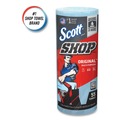 Perforated Roll & Hand Towels | Scott 75147 9.4 in. x 11 in. Standard Shop Towels - Blue (55/Roll 12 Rolls/Carton) image number 6
