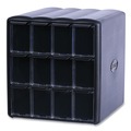 Condiment Organizers | FLAVIA 25200002 15.2 in. x 17.2 in. x 16.3 in. 12-Compartments Four Column Merchandiser - Black image number 0