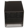 Condiment Organizers | Safco 3275BL 11.5 in. x 8.25 in. x 8.25 in. 7 Compartments 3 Drawer Hospitality Organizer - Black image number 3