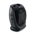 Facility Heaters | Alera ALEHECH09 1500 W 7.12 in. x 5.87 in. x 8.75 in. Ceramic Heater - Black image number 1