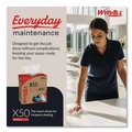 Perforated Roll & Hand Towels | WypAll 83550 X50 9-1/10 in. x 12-1/2 in. Cloth Pop-Up Box - White (176/Box 10 Boxes/Carton) image number 3