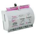 Feminine Care Dispenser Liners | Tidy Girl TGUDPV2 Plastic Feminine Hygiene Disposal Bag Dispenser - Gray image number 2