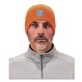 Head & Face Protection | Ergodyne 16814 N-Ferno 6812 One Size Fits Most Rib Knit Beanie - Orange image number 8