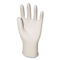 Food Service Disposable & Single Use Gloves | Boardwalk BWK315MCT 4 mil 9.5 in. Long Powder-Free Synthetic Vinyl Gloves - Medium, Cream (100/Box, 10 Boxes/Carton) image number 2
