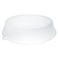 Food Containers & Lids | Dart CL10P Plastic Dome Covers fit 10 in. Disposable Plates - Clear (500/Carton) image number 1