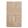 Grocery Bags | Ross & Wallace Paper Products 130321SP 8.13 in. x 5.88 in. x 12.5 in. #20 Squat Size Heavy-Duty Grocery Paper Bags - Kraft (500/Bundle) image number 2