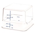 Food Storage Containers & Lids | Carlisle 1195407 11.13 in. x 11.13 in. x 8.25 in. 12 qt. Squares Polycarbonate Food Storage Container - Clear image number 3