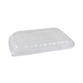 Food Containers & Lids | Pactiv Corp. YCNV12X9PPDL 11.75 in. x 8.75 in. x 0.98 in. EarthChoice Entree2Go Takeout Container Vented Lid - Plastic, Clear (200/Carton) image number 0