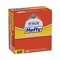 Drawstring & Kitchen Bags | Hefty E8-4562 13 Gallon 23.75 in. x 27 in. Strong Tall Kitchen Drawstring Bags - White (360/Carton) image number 1