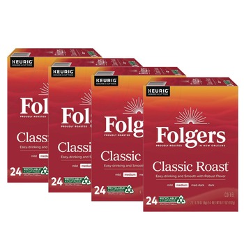 Folgers 5000368730 Gourmet Selections Coffee K-Cups - Classic Roast (96/Carton)