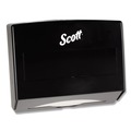 Towel Dispensers | Scott 09215 Scottfold 10.75 in. x 4.75 in. x 9 in. Folded Towel Dispenser - Black (1/Carton) image number 1