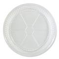 Food Containers & Lids | Boardwalk BWKROUND9CLID 9 in. Plastic Dome Lids for Aluminum Round To-Go Containers - Clear (500/Carton) image number 1