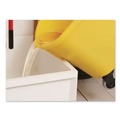 Buckets & Wringers | Rubbermaid Commercial FG759088YEL 35 qt. WaveBrake Plastic Down-Press Institution Bucket and Wringer Combos - Yellow image number 4