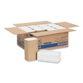 Perforated Roll & Hand Towels | Georgia Pacific Professional 20904 10.25 in. x 9.25 in. 1-Ply Pacific Blue Basic S-Fold Paper Towels - White (4000/Carton) image number 0