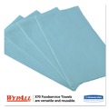Cleaning Cloths & Wipes | WypAll 05927 X70 1/4 Fold 12.5 in. x 23.5 in. Foodservice Towels - Unscented, Blue (300/Carton) image number 1