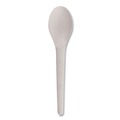 Disposable Spoons | Eco-Products EP-S013 6 in. Plantware Renewable and Compostable Spoon (1000/Carton) image number 0