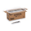 Disposable Forks | Dixie FH53C7 Individually Wrapped Heavyweight Polystyrene Forks - Black (1000/Carton) image number 3
