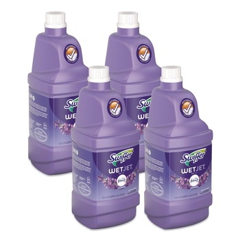 Swiffer 80322246 WetJet 1.25 Liter System Cleaning-Solution Refill - Lavender Scent (4/Carton)
