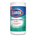 Cleaning Cloths & Wipes | Clorox 01656 7 in. x 8 in. 1-Ply Disinfecting Wipes - Fresh Scent, White (450/Carton) image number 1