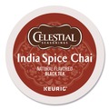 Coffee - Caffeinated | Celestial Seasonings 5000330013 Tea K-Cups - India Spice Chai (96/Carton) image number 1