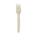 Disposable Forks | Dixie SSF11B SmartStock Series-O 6.5 in. Mediumweight Bio-Blend Plastic Cutlery Forks Refill - Beige (40/Pack, 24 Packs/Carton) image number 4