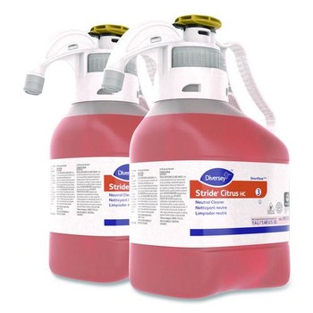 Diversey Care 95122613 1.4 L SmartDose Stride Neutral Cleaner - Citrus Scent (2/Carton)