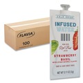 Bottled Water | FLAVIA 48053 Infused Water Freshpack - Strawberry Basil (100/Carton) image number 0