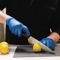 Food Service Disposable & Single Use Gloves | Ammex IVBPF48100 3 mil Industrial Powder-Free Vinyl Gloves - X-Large, Blue (1000/Carton) image number 4