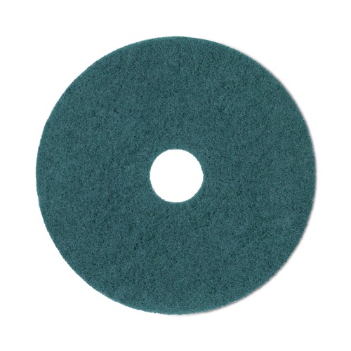 Floor Pads-Stripping | Boardwalk BWK4020GRE 20 in. Diameter Heavy-Duty Scrubbing Floor Pads - Green (5/Carton) image number 0