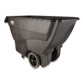 Carts & Trucks | Rubbermaid Commercial FG101100BLA 151 gal. 600 lbs. Capacity Plastic Structural Foam Tilt Truck - Black image number 1