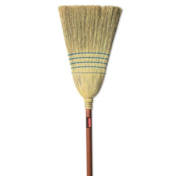 BROOMS | Rubbermaid Commercial FG638300BLUE 38 in. Corn-Fill Broom - Blue