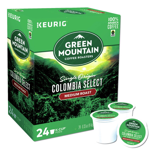 Coffee - Caffeinated | Green Mountain Coffee 5000330056 Coffee K-Cups - Colombian Fair Trade Select (24/Box) image number 0