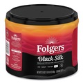 Coffee - Caffeinated | Folgers 2550030439 22.6 oz. Canister Black Silk Coffee image number 2