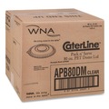 Food Containers & Lids | WNA APB80DM 10 in. Diameter x 1.38 in. h Caterline Pack n' Serve Dome Plastic Lids - Clear (25/Carton) image number 0