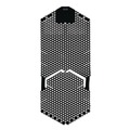 Toilet & Urinal Deodorizers | Boardwalk TSU-P-006I006I-56-AAS80 5.22 oz. Vertical Urinal Screen - Midnight Coast Scent Black (6/Carton) image number 0