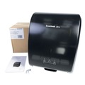 Towel Dispensers | Boardwalk BWK29GREEN 12.31 in. x 9.31 in. x 15.94 in. Xtra Mechanical Hands-Free Towel Dispenser - Black (1-Carton) image number 0